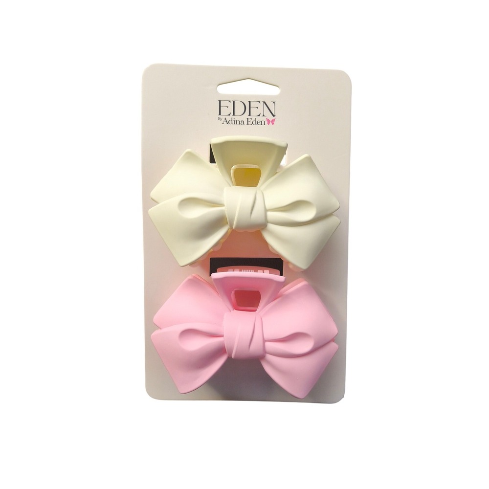 New Eden by Adina Eden‎ Two Bow Shaped Hair Claws